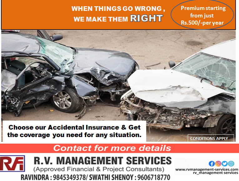 ACCIDENTAL INSURANCE – HIGH RISK COVER WITH LOWEST PREMIUM